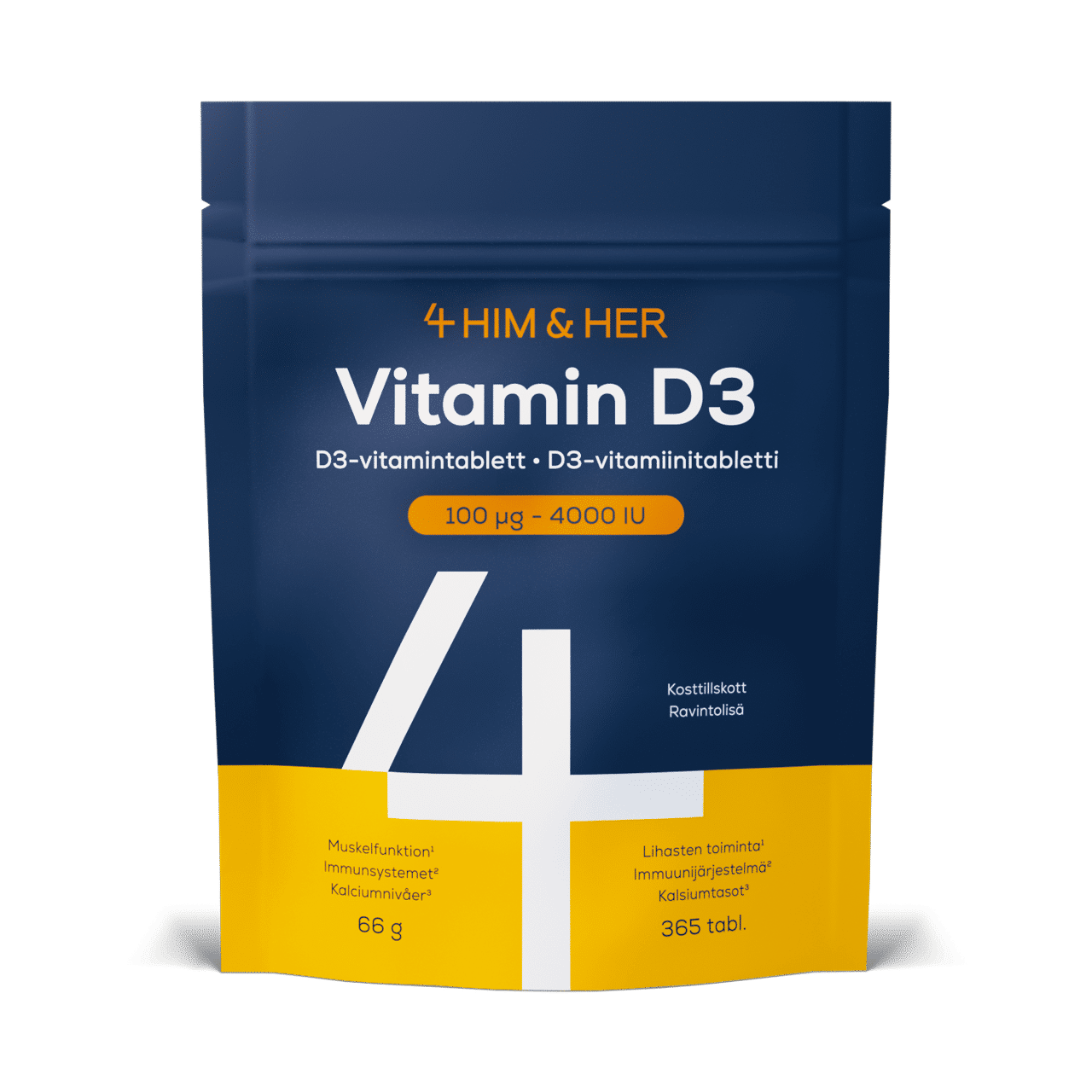 Vitamin D3 4000 IE / 100 µg 365 st 1 års förbrukning