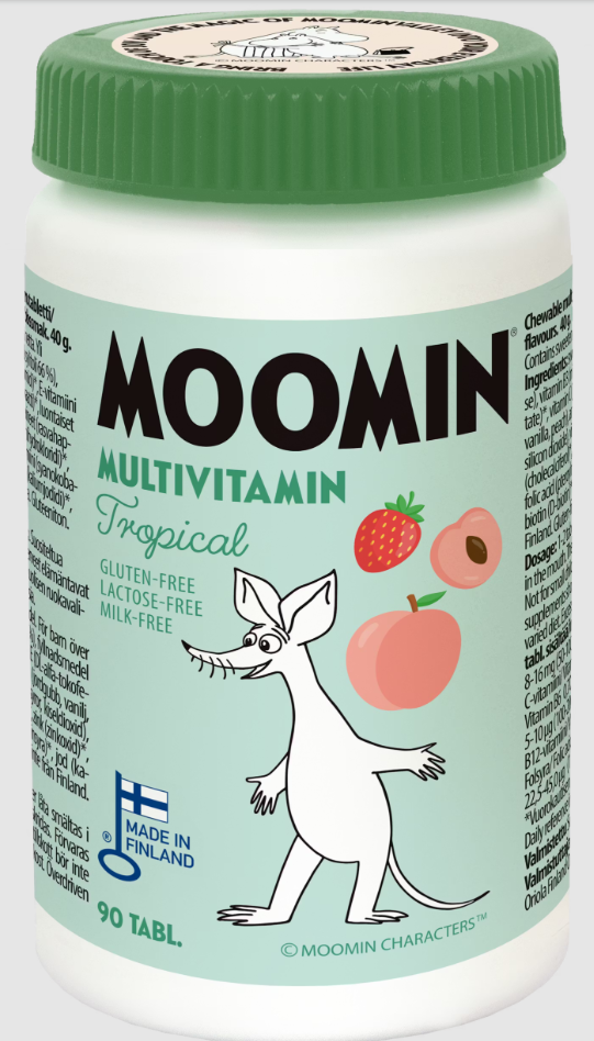 Multivitamin Tropiska Tuggtabletter 90 tabletter