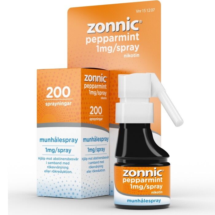 Pepparmint, munhålespray 1 mg/spray 200 dos(er)