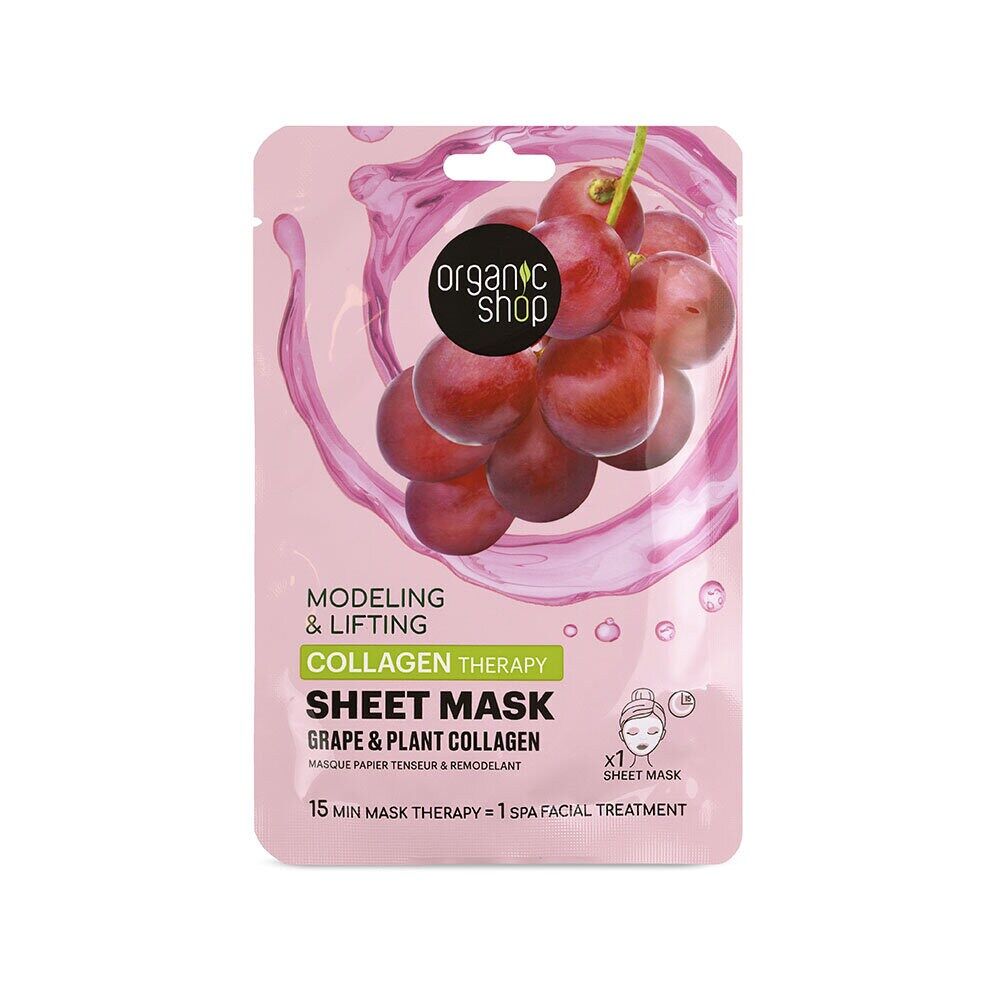 Collagen Boost Sheet Mask Grape & Plant collagen 1st