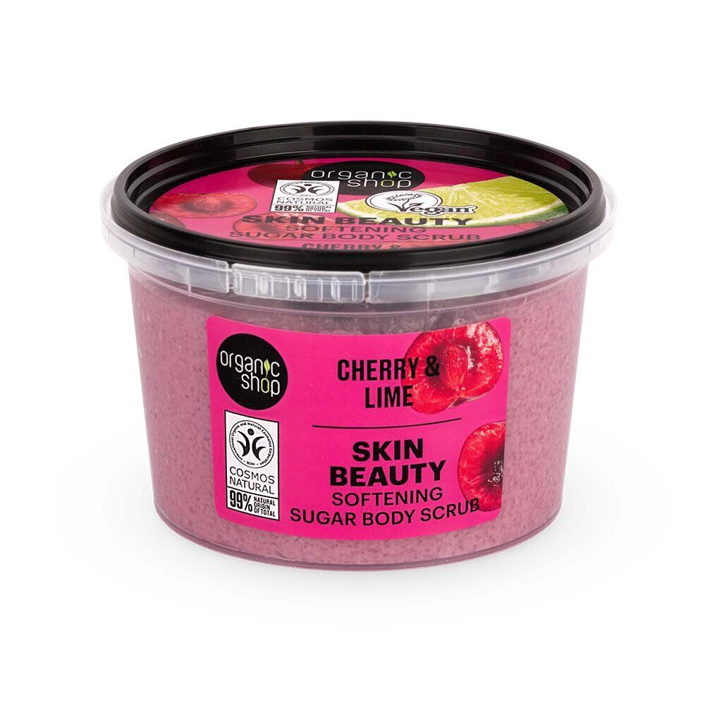 Skin Beauty softening sugar body scrub Cherry & Lime 250ml