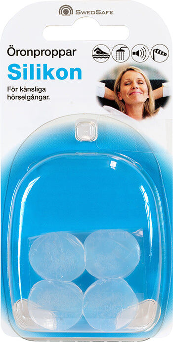 Öronproppar i silikon 2 par