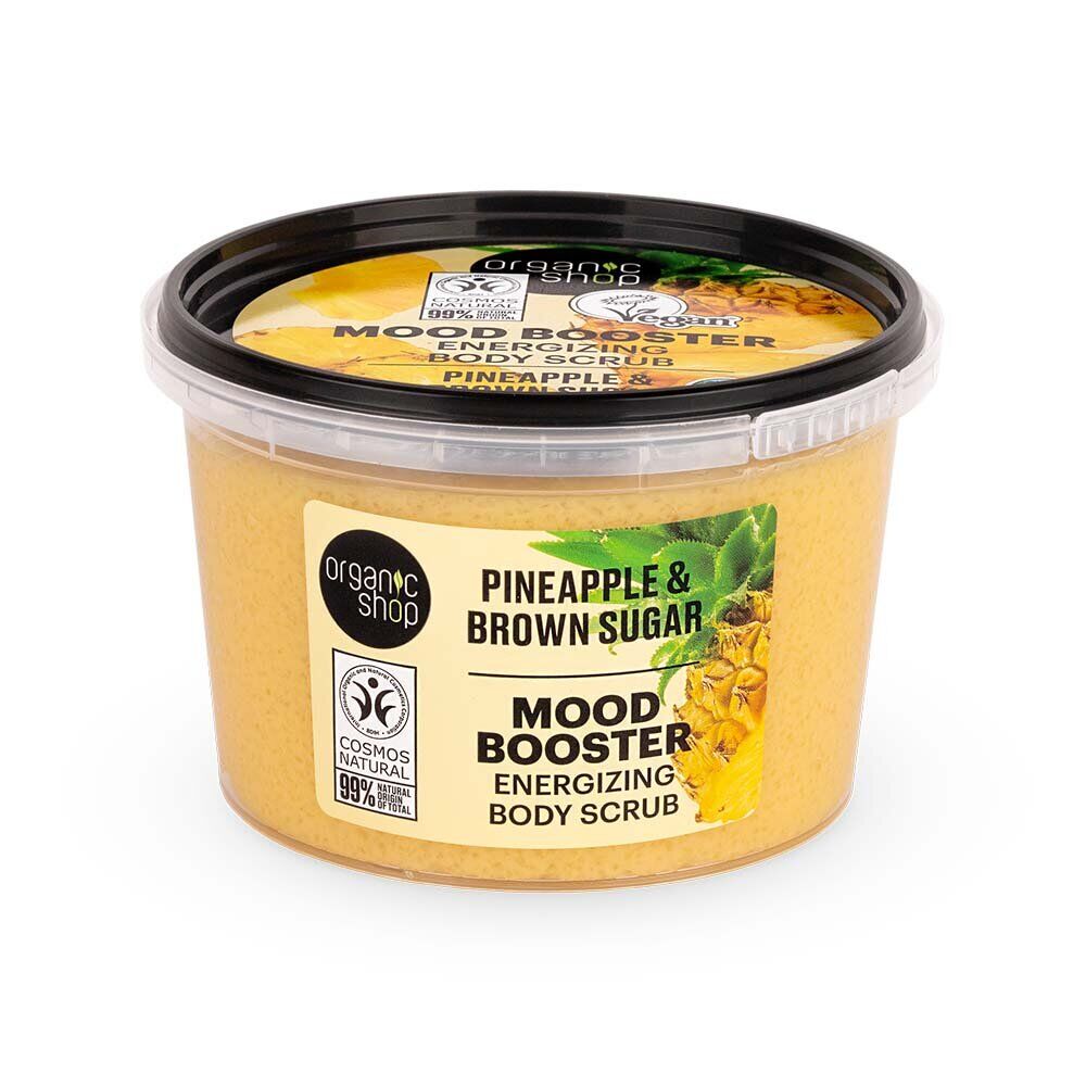 Mood Booster energizing body scrub Pineapple & Brown Sugar 250ml