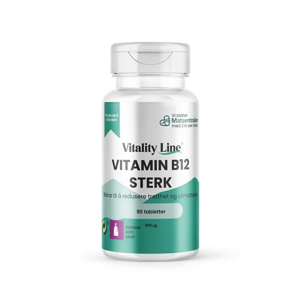 Vitamin B12 Stark 90 tabletter
