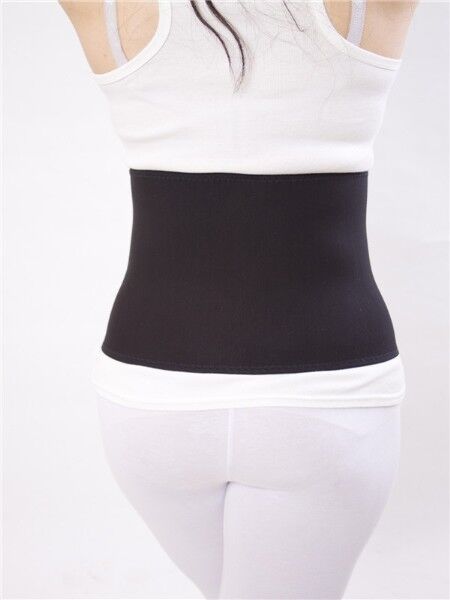 Bamboo Bellyband - Maggördel Svart L (85-95 cm)
