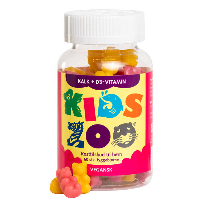 KidsZoo Kalcium+D-vitamin 60t björnar