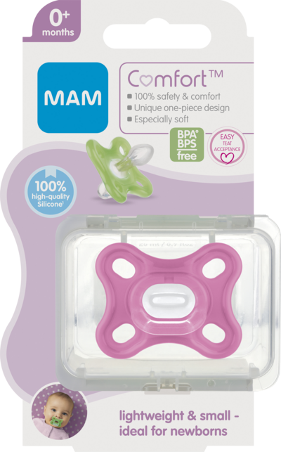 MAM Comfort - Soothie/Sugnapp Rosa