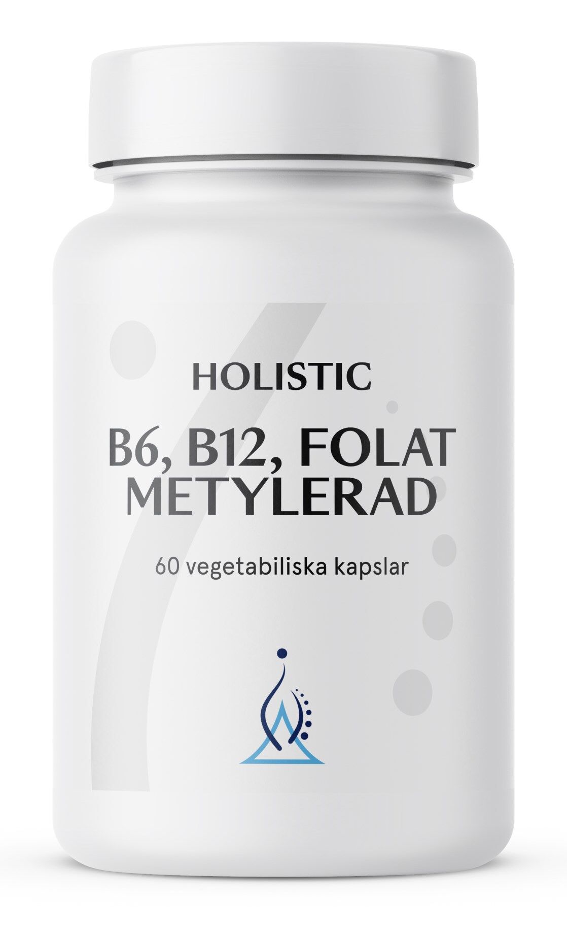 B6, B12 Folat Metylerad, 60 kapslar - Holistic