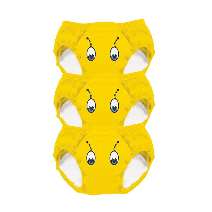 Potträningsbyxa 3-pack - My Carry Potty 3-4 år Humla gul