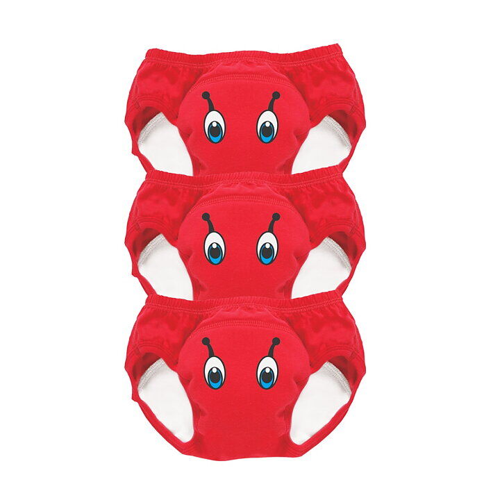 Potträningsbyxa 3-pack - My Carry Potty 2-3 år Nyckelpiga röd