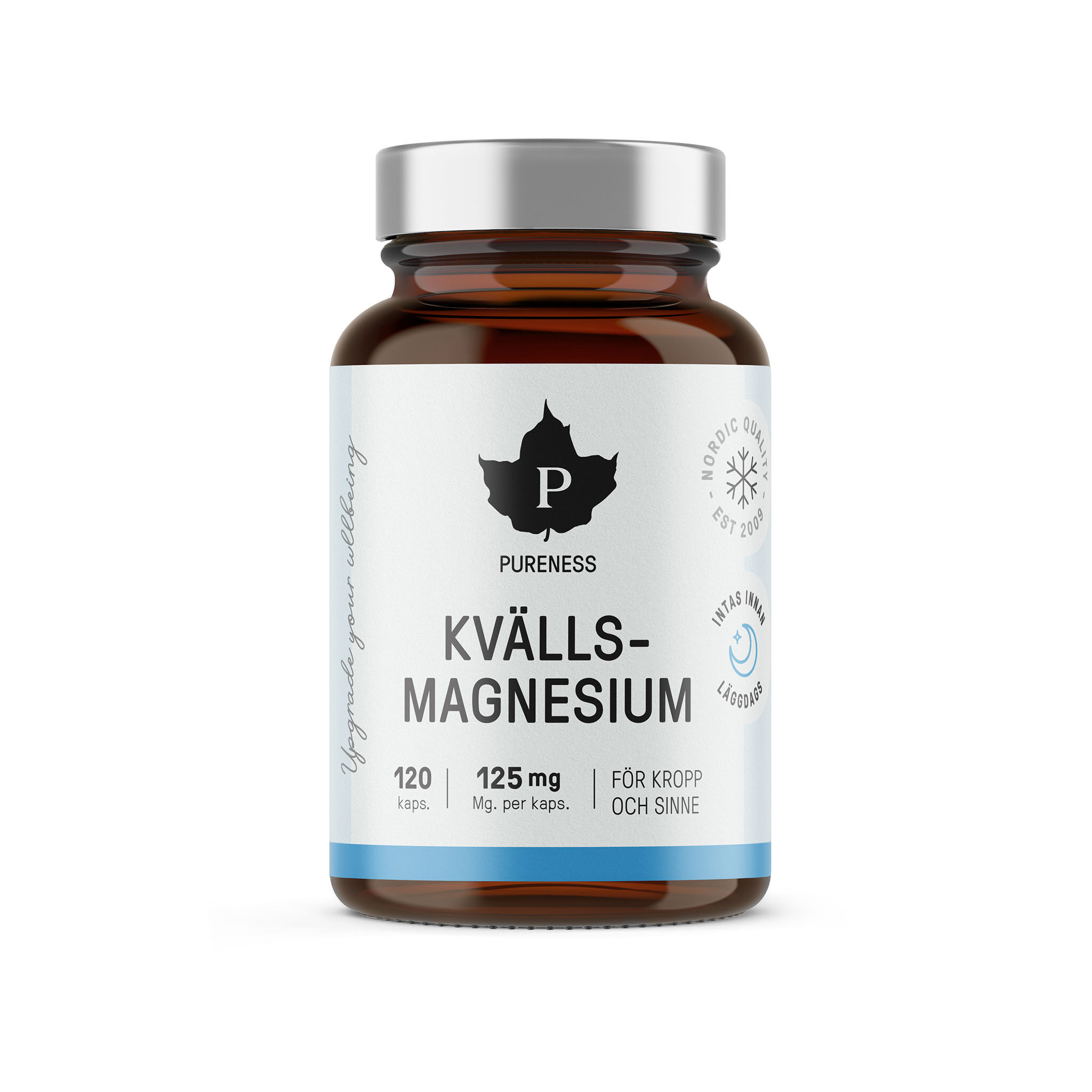 Kvällsmagnesium 120 kapslar - Pureness