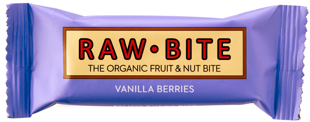 RawBite Protein Vanilj  frukt- & nötbar 45 g
