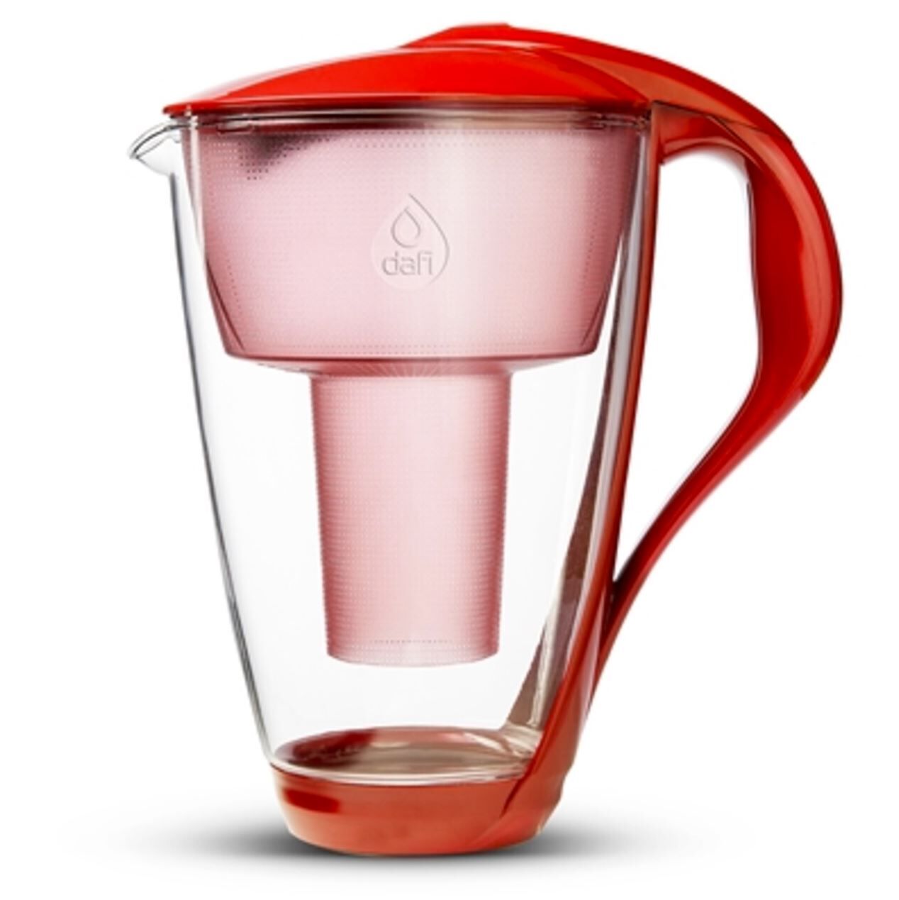 Vattenrenare Glas 2l Röd - Dafi