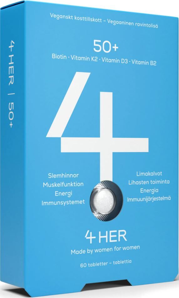 4Her 50+ Kosttillskott 60 tabletter