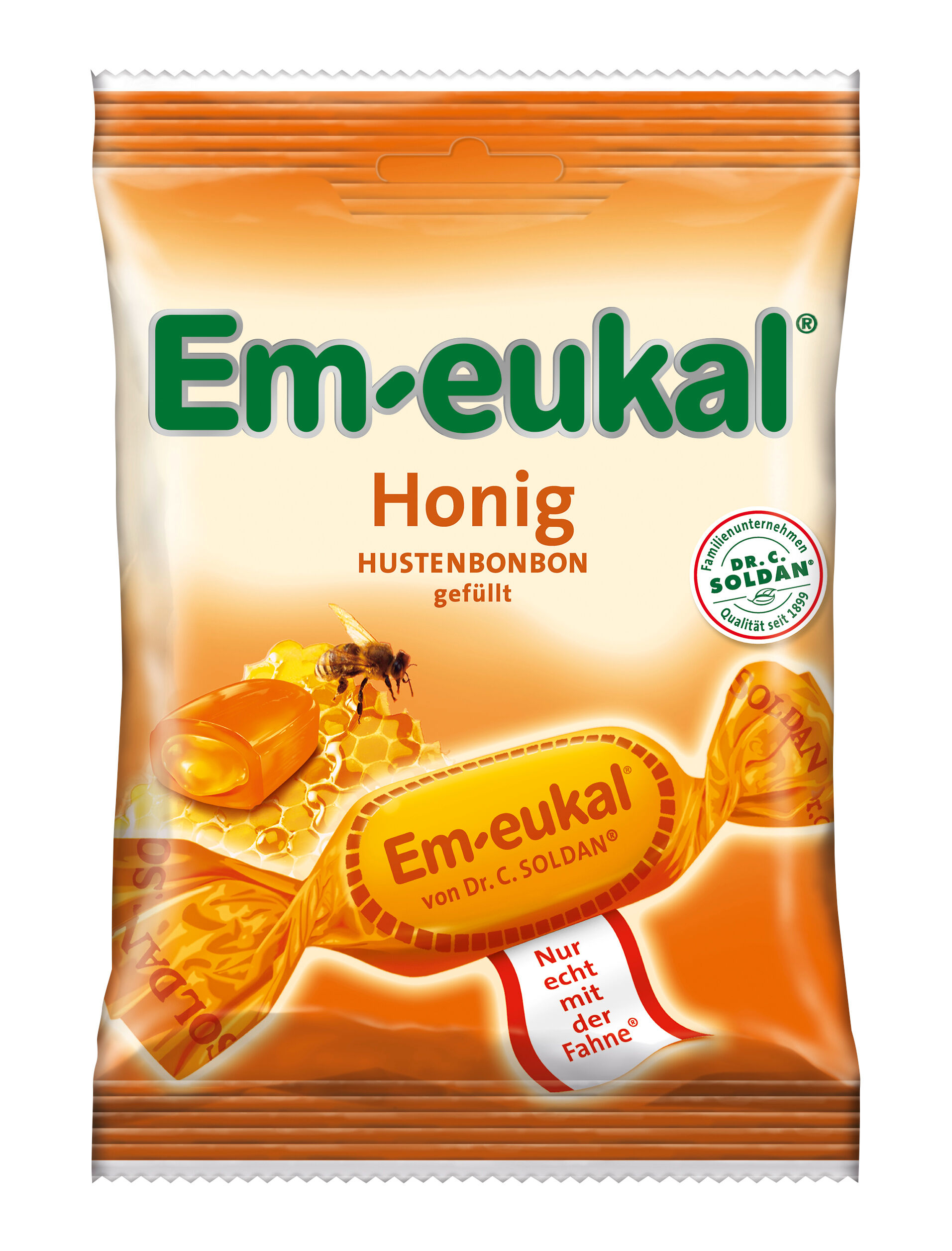 Halstablett Honung 75g - Em-eukal