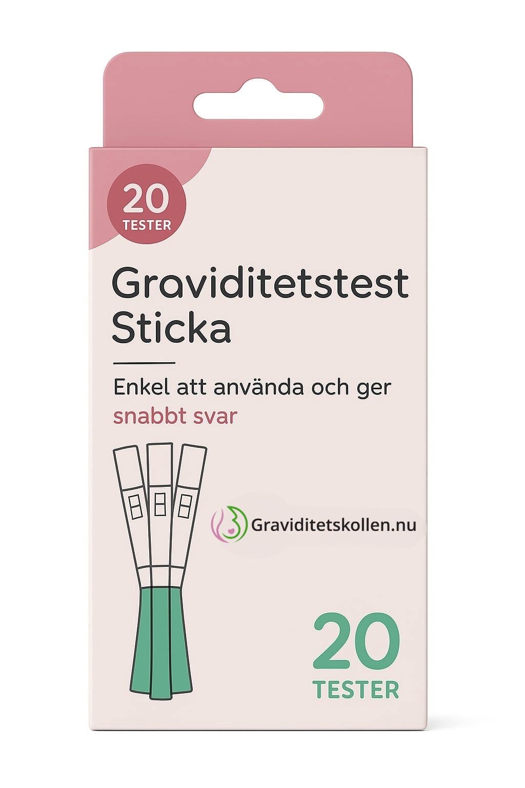 20 st. Graviditetstest sticka