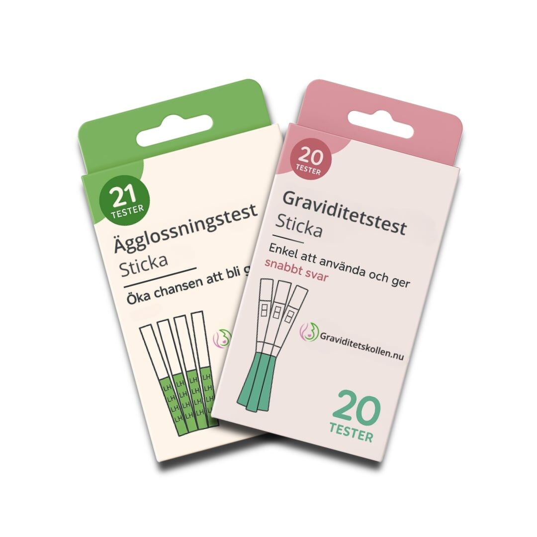 20 + 21 (Graviditetstest + Ägglossningstest sticka)