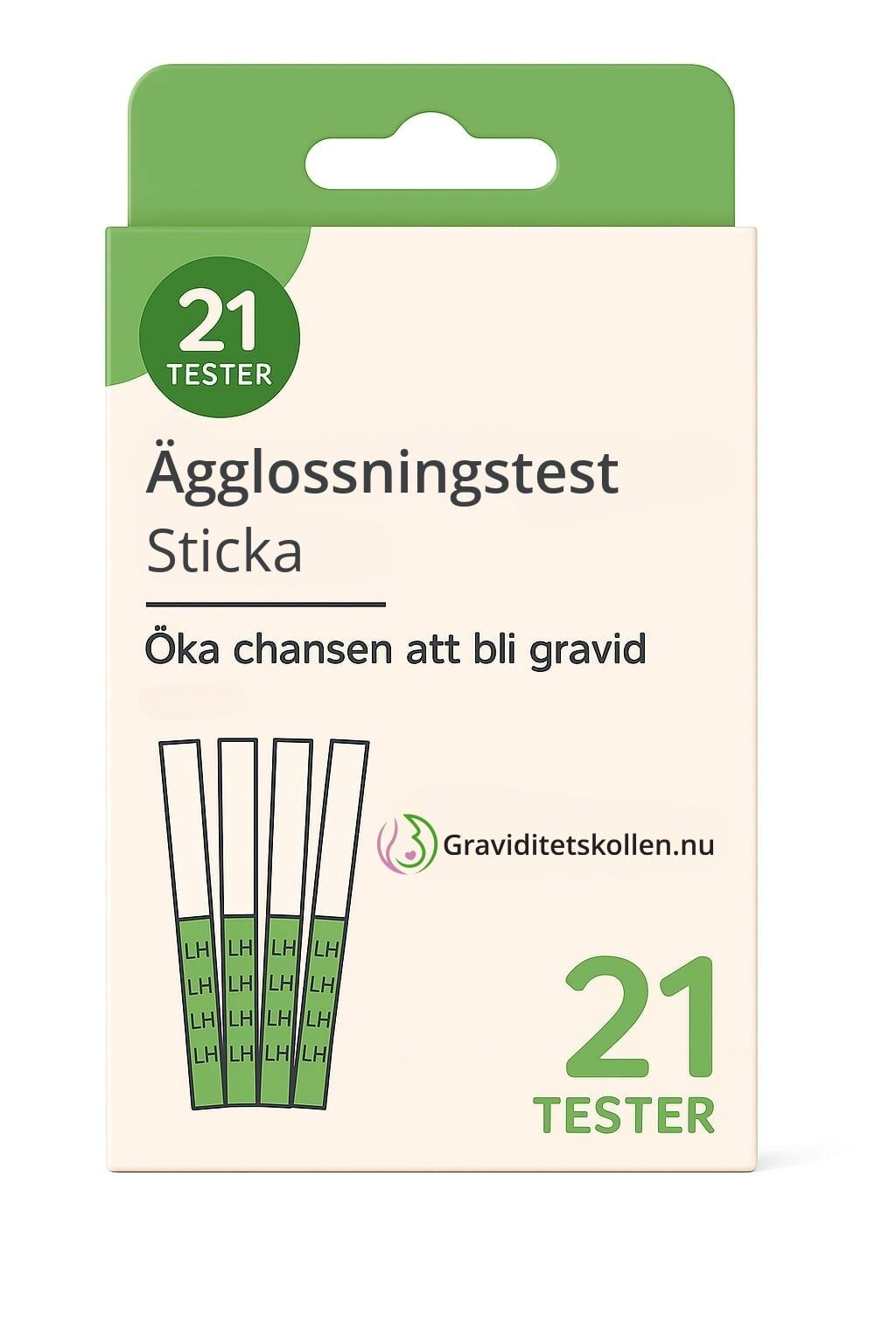 21 st. Ägglossningstest sticka