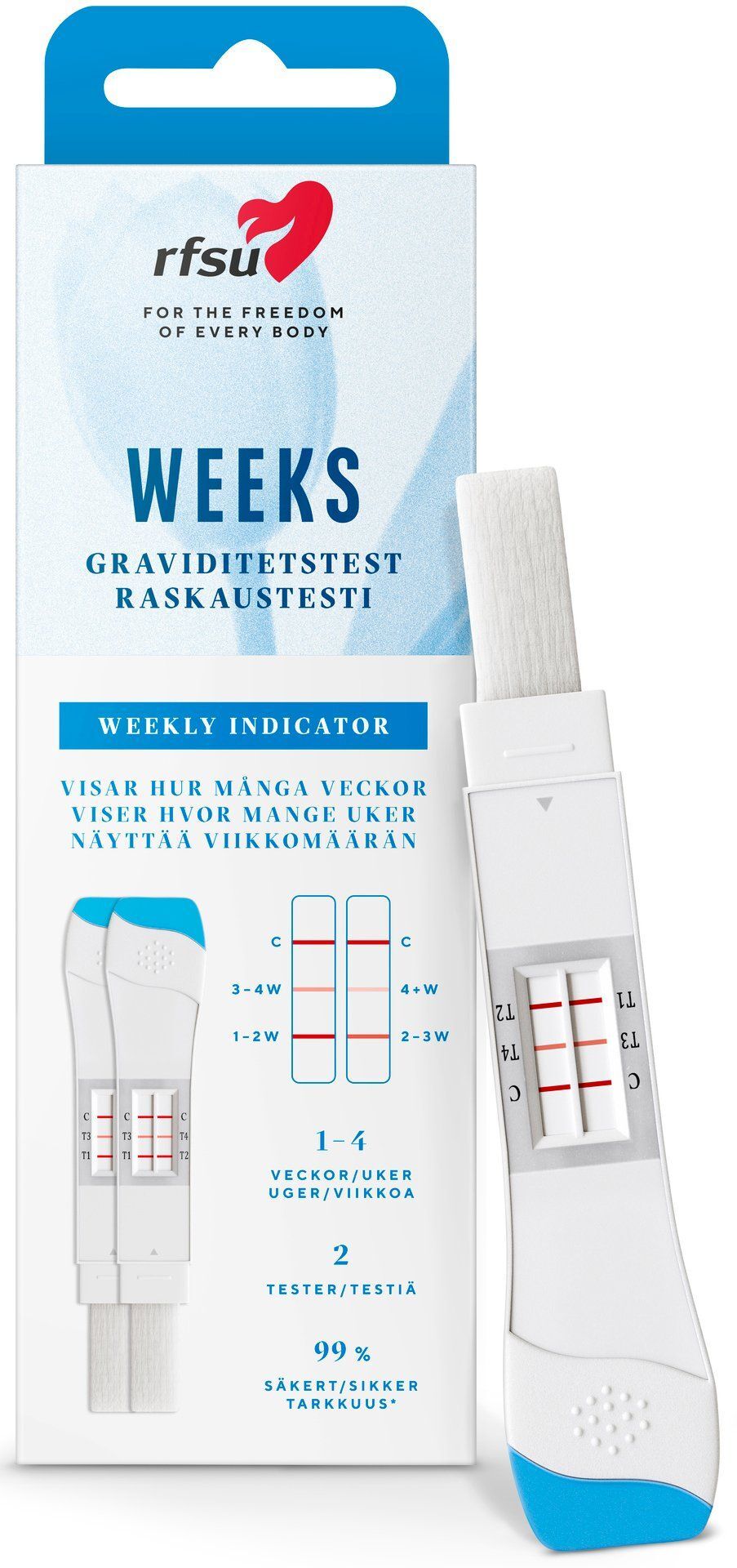 RFSU Graviditetstest Weeks 2 st