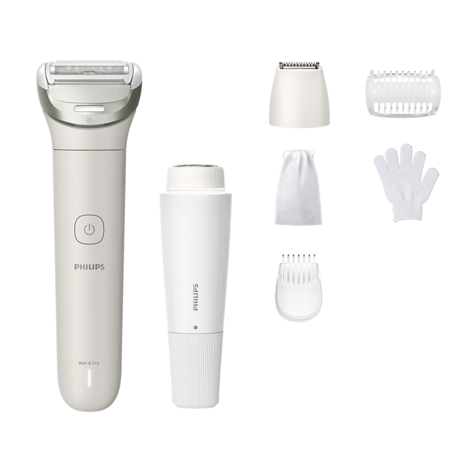 Lady Shaver Series 8000 Sladdlös rakapparat, våt- och torrakning BRL159/00